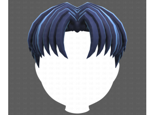 Base Hair for Boy V64 3D Model