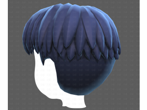 Base Hair for Boy V64 3D Model