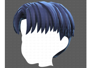 Base Hair for Boy V64 3D Model