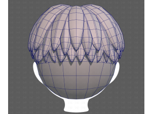 Base Hair for Boy V64 3D Model