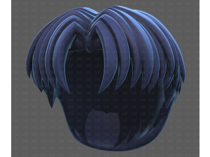 Base Hair for Boy V64 3D Model