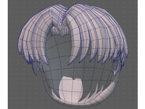 Base Hair for Boy V64 3D Model