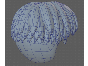 Base Hair for Boy V64 3D Model