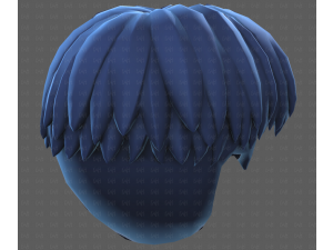 Base Hair for Boy V64 3D Model