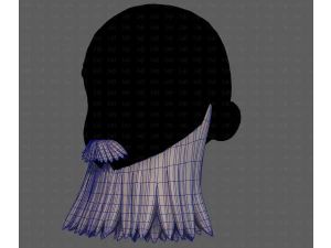 Beard V64 3D Model