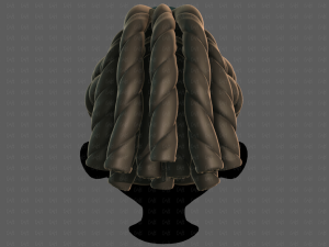 3D Hair style for boy V124 3D Model