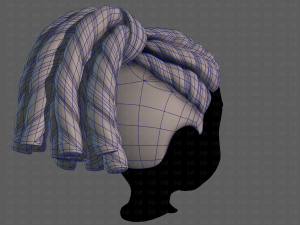 3D Hair style for boy V124 3D Model