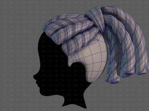 3D Hair style for boy V124 3D Model