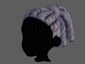 3D Hair style for boy V124 3D Model
