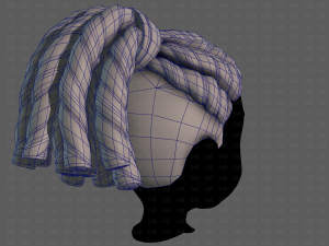3D Hair style for boy V124 3D Model