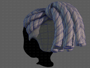 3D Hair style for boy V124 3D Model