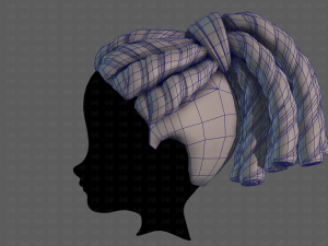 3D Hair style for boy V124 3D Model