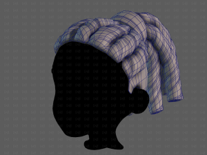3D Hair style for boy V124 3D Model