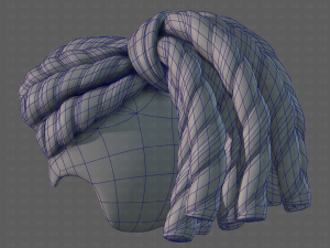 3D Hair style for boy V124 3D Model