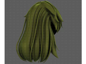 3D Hair style for girl V124 3D Model