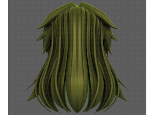 3D Hair style for girl V124 Model 3D