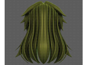3D Hair style for girl V124 3D Model