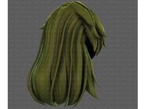 3D Hair style for girl V124 Model 3D