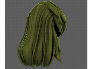 3D Hair style for girl V124 3D Model