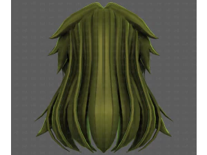 3D Hair style for girl V124 3D Model