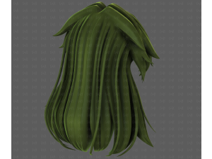 3D Hair style for girl V124 Model 3D