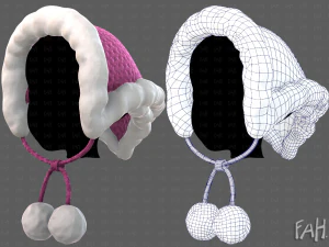 キャップV83 3Dモデル