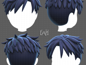 Base Hair for Boy V65 Modelo 3D