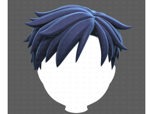 Base Hair for Boy V65 3D Модель