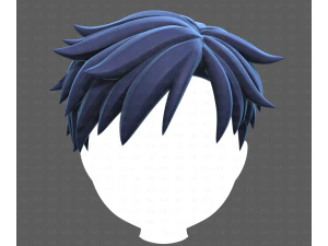 Base Hair for Boy V65 3D Model