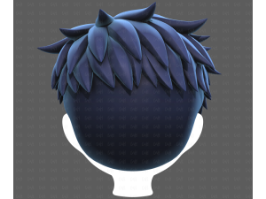 Base Hair for Boy V65 3D Модель
