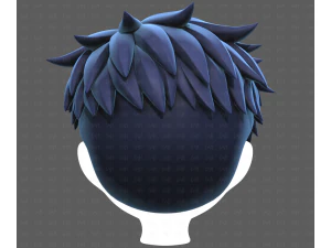 Base Hair for Boy V65 3D Model