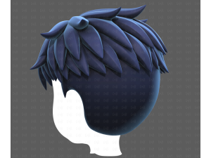 Base Hair for Boy V65 3D Модель