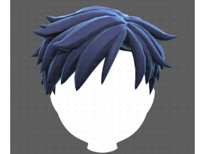 Base Hair for Boy V65 3D Модель