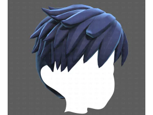 Base Hair for Boy V65 3D Model