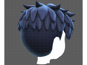 Base Hair for Boy V65 3D Model