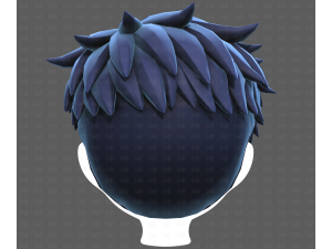 Base Hair for Boy V65 3D Модель