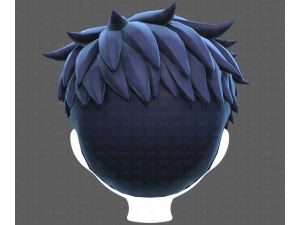 Base Hair for Boy V65 3D Model