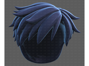 Base Hair for Boy V65 3D Модель