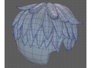 Base Hair for Boy V65 3D Модель