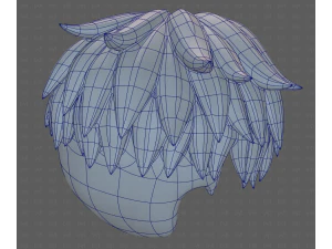 Base Hair for Boy V65 3D Model