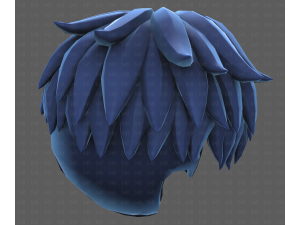 Base Hair for Boy V65 3D Модель