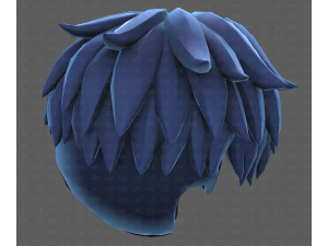 Base Hair for Boy V65 3D Model
