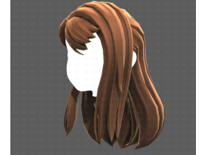 Base Hair for girl V65 3D Модель