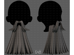Beard V65 3D 모델