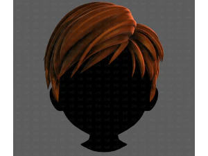 3D Hair style for boy V125 3D Model