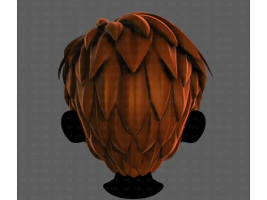 3D Hair style for boy V125 3D Model