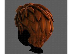 3D Hair style for boy V125 3D Model