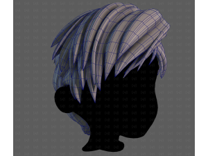3D Hair style for boy V125 Modelo 3D