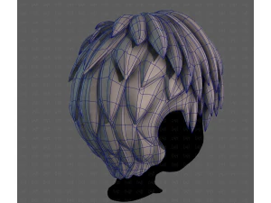 3D Hair style for boy V125 3D Model
