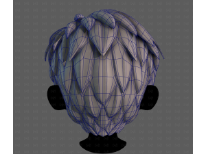 3D Hair style for boy V125 Modelo 3D